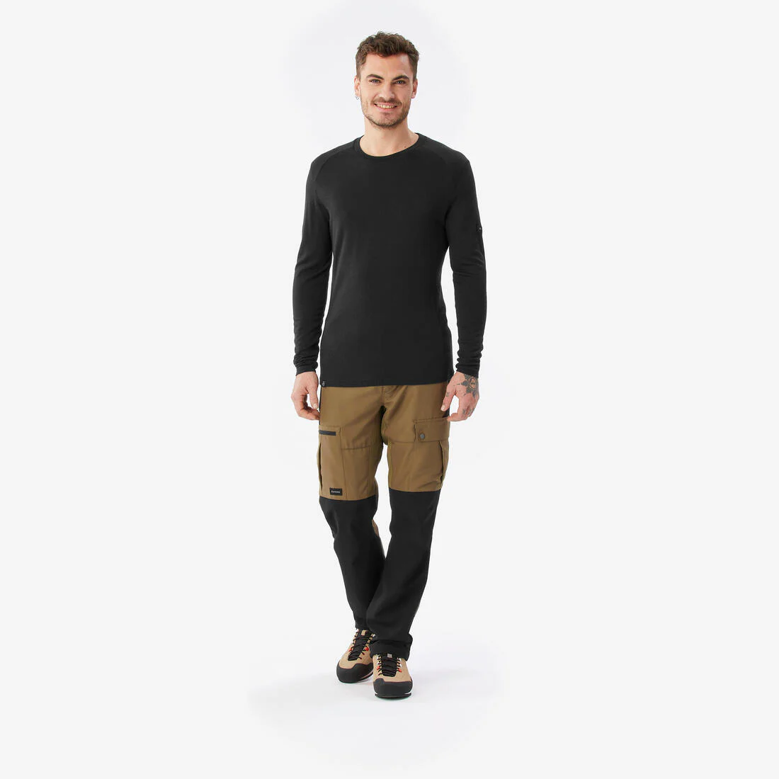 T-shirt 100% laine mérinos manche longue - mt500 - homme - Image 5