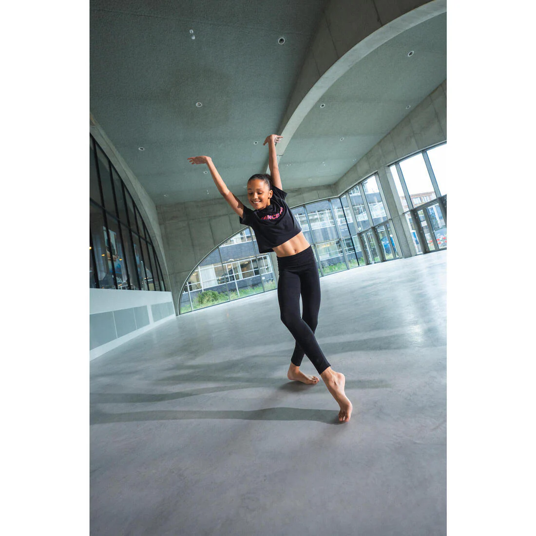 T-shirt danse modern jazz crop top fille - Image 15