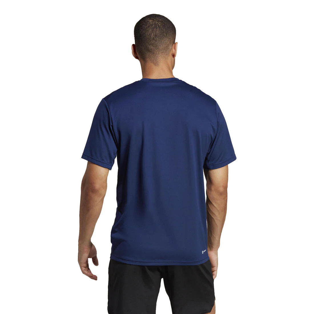 T-SHIRT DE FITNESS CARDIO ADIDAS HOMME BLEU - Image 3