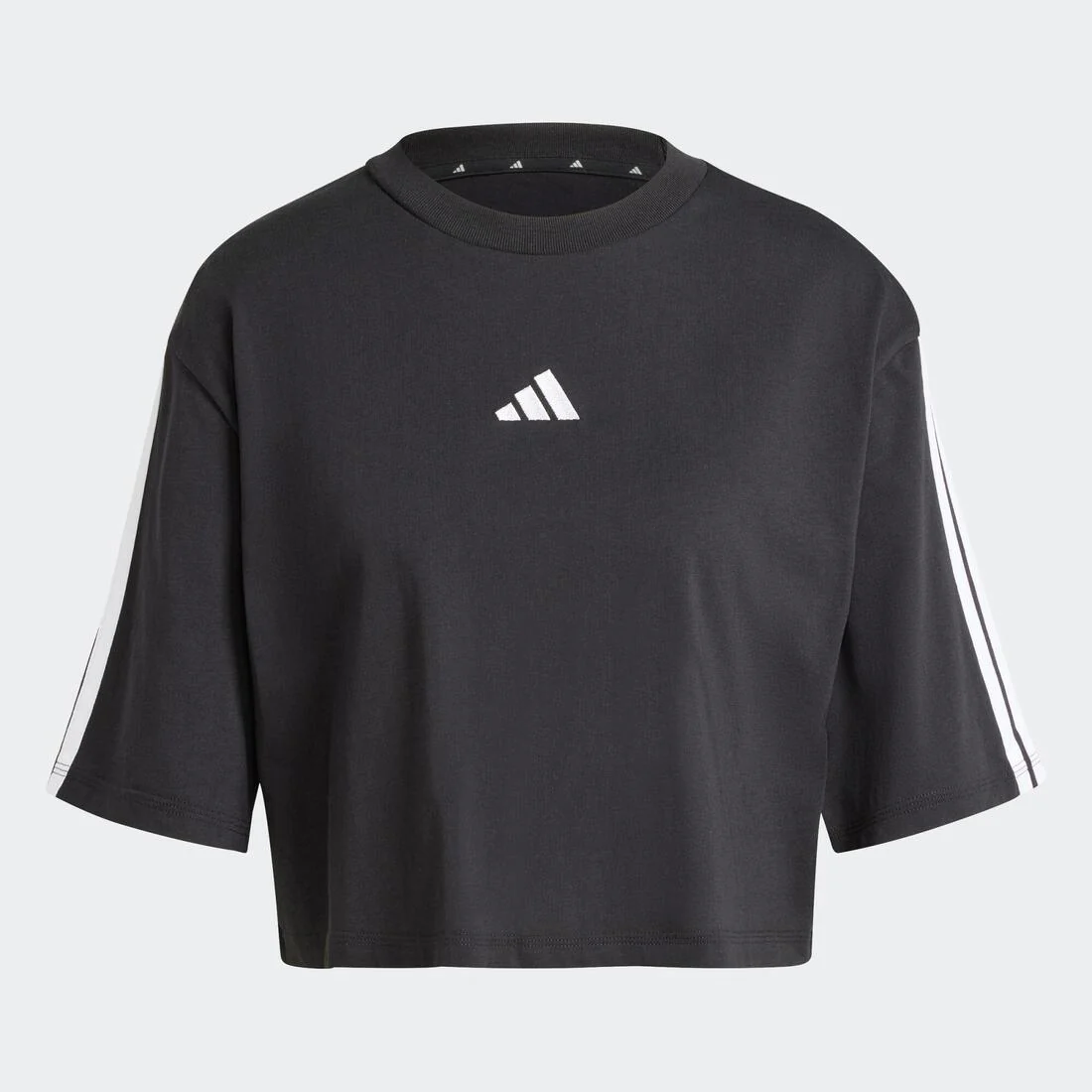 T-shirt de fitness femme, noir - Image 6