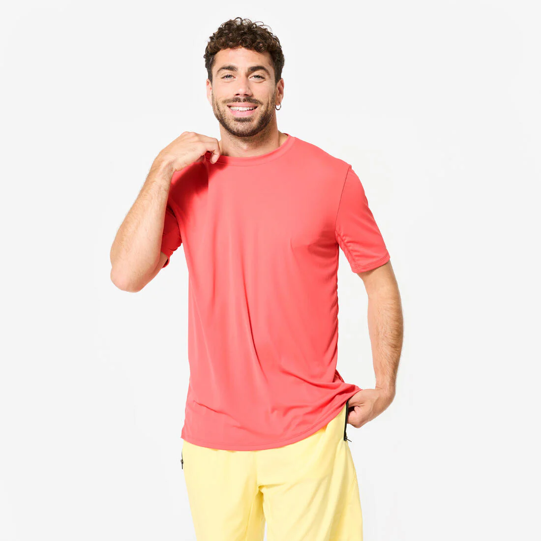 T-shirt de fitness manches courtes respirant col rond homme - Image 10