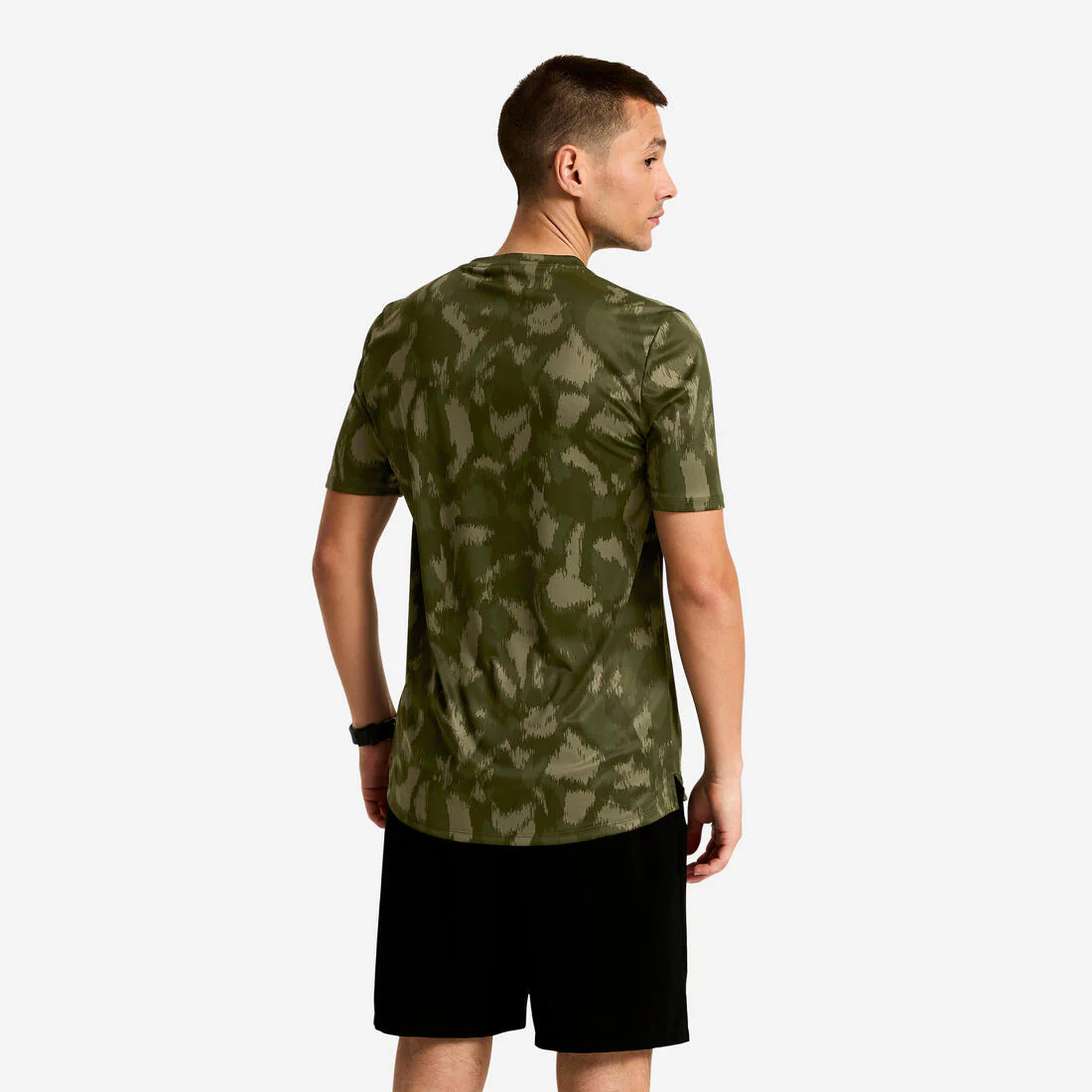 T-shirt de fitness manches courtes respirant col rond homme - Image 29