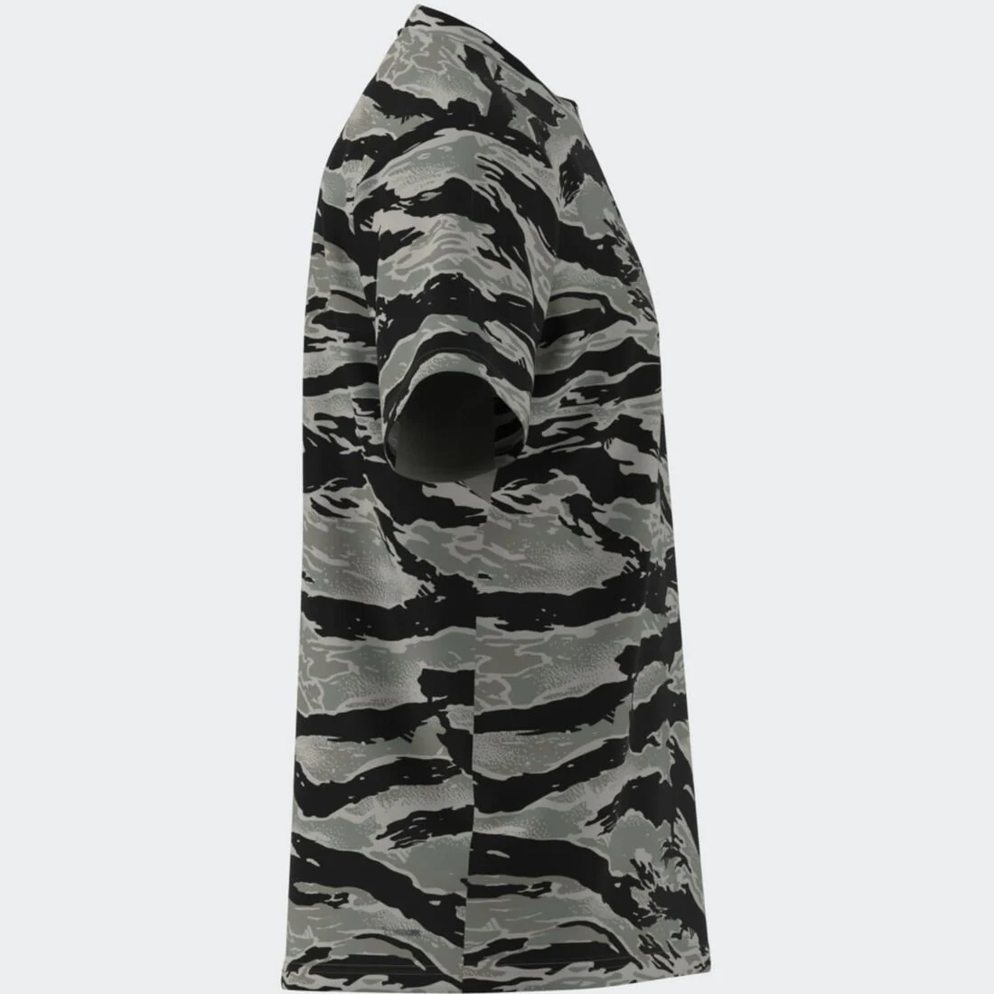 T-shirt de fitness pour homme, imprimé camouflage, vert - Image 7