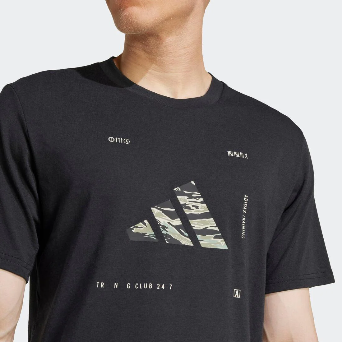 T-shirt de fitness pour homme, noir - Image 4