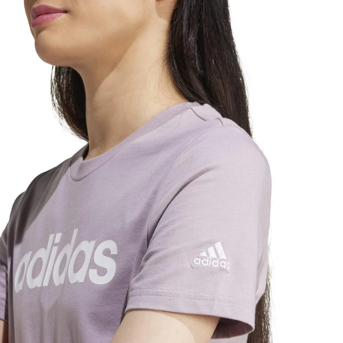 T-SHIRT DE FITNESS SOFT TRAINING ADIDAS FEMME FIGUE - Image 3