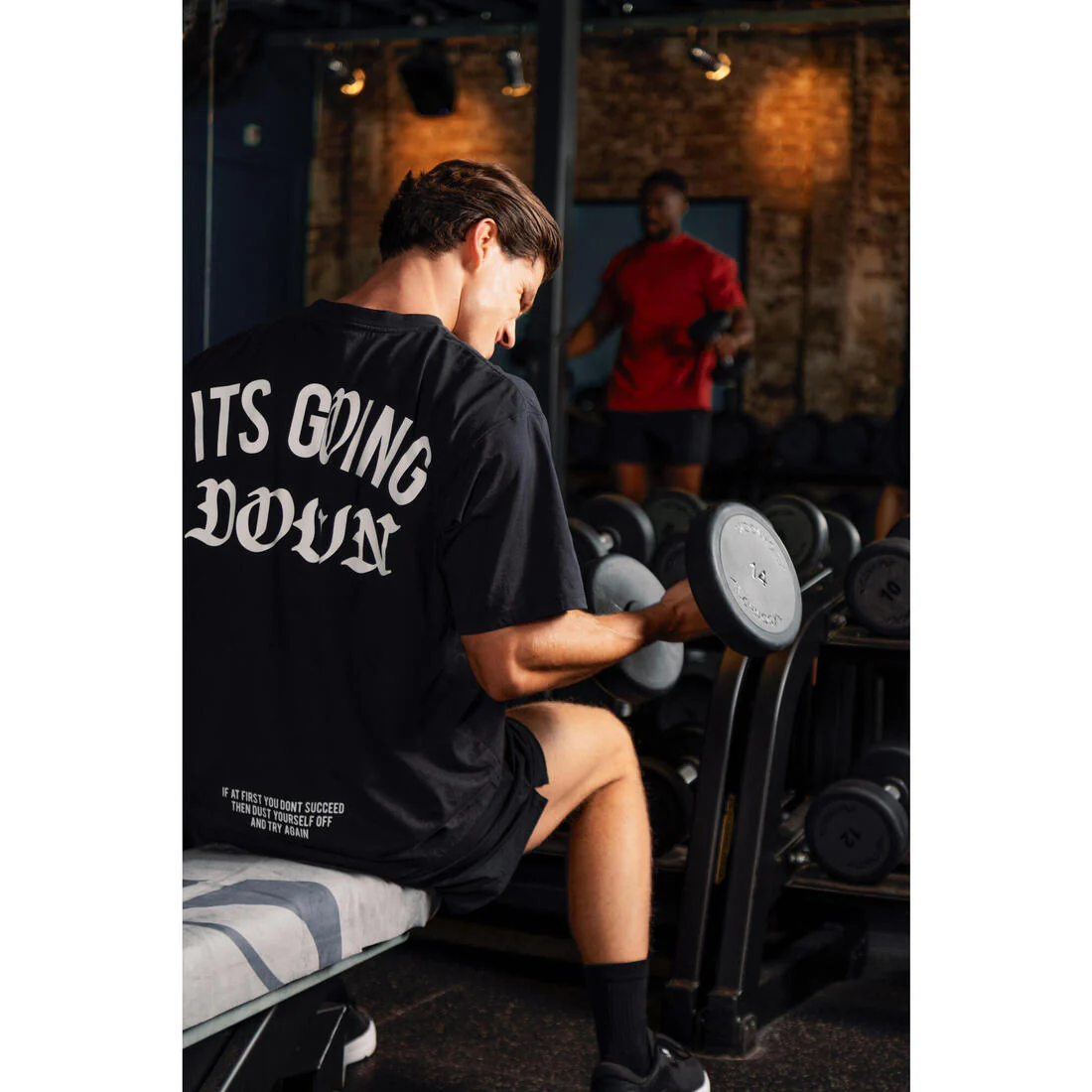 T-shirt de musculation ample homme - Image 40