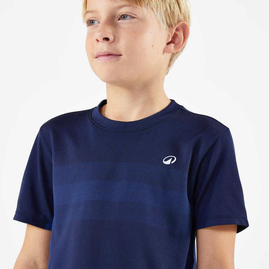 T-shirt de tennis Junior - T-shirt Light bleu foncé - Image 12