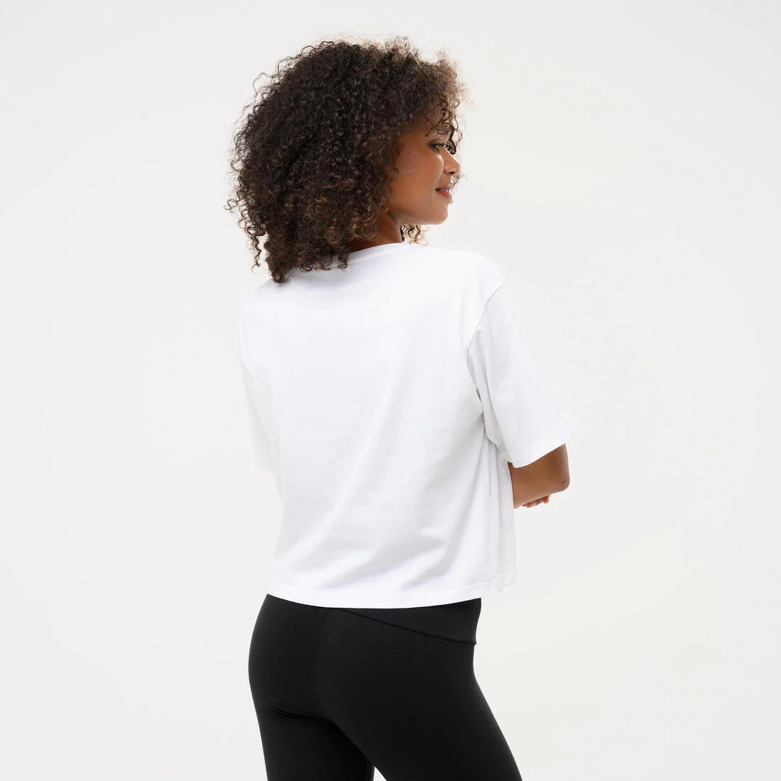 T-shirt en coton court à manches courtes femme - Image 6