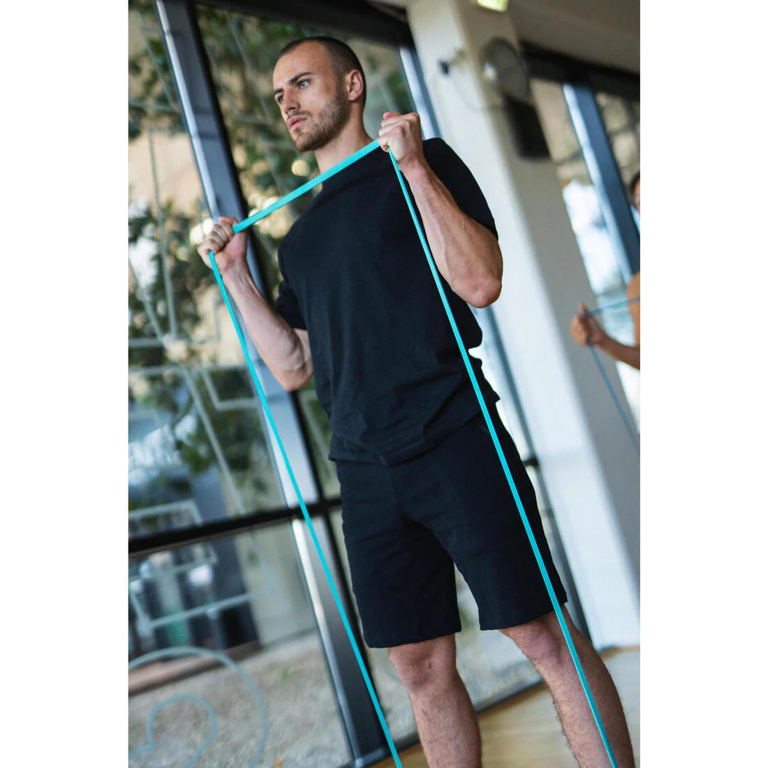 T-shirt fitness homme col rond manches courtes - Image 100