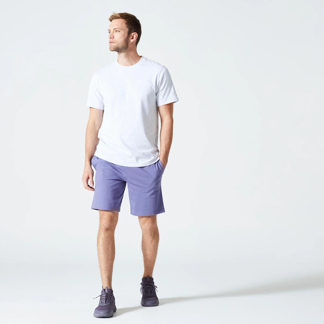T-shirt fitness homme col rond manches courtes - Image 85