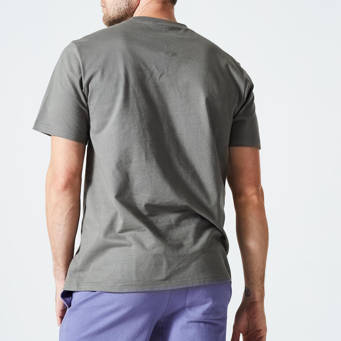 T-shirt fitness homme col rond manches courtes - Image 90