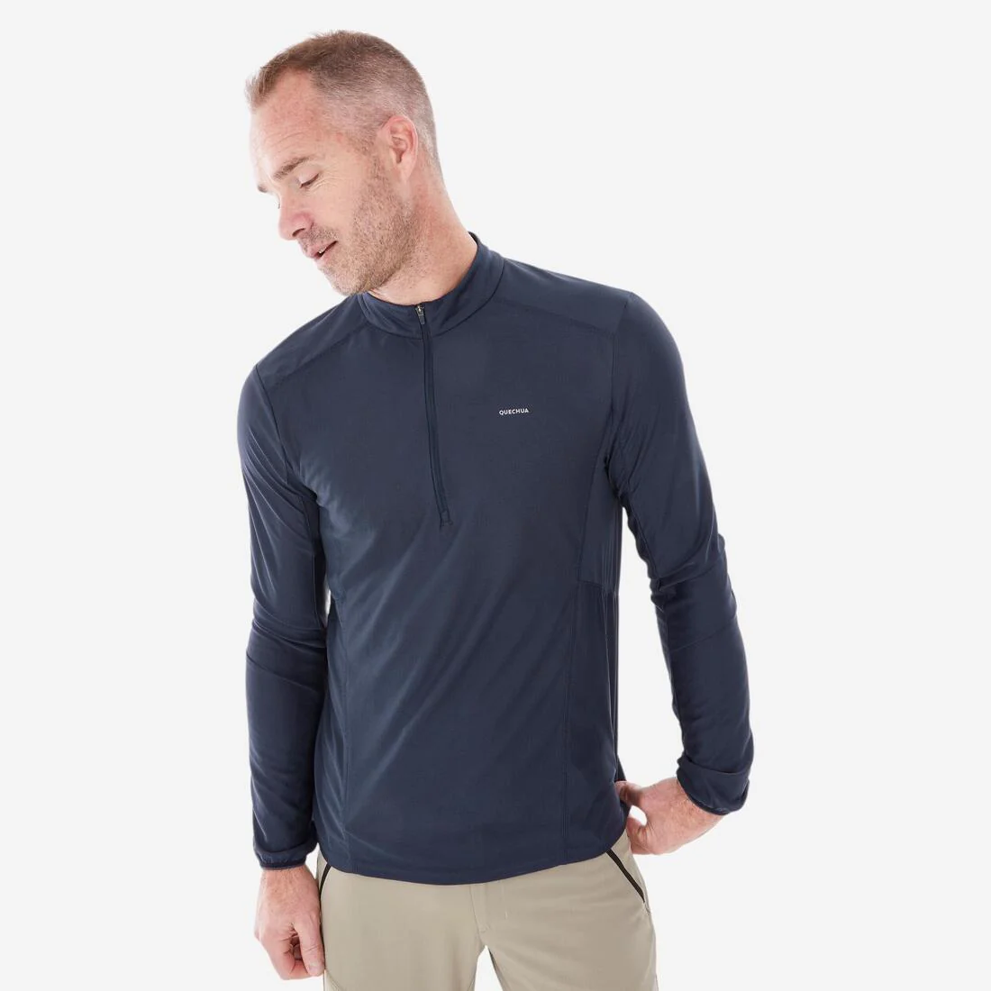 T-Shirt Manches longues de randonnée montagne homme - MH500 - Image 2