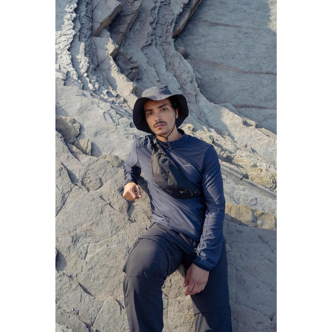 T-Shirt Manches longues de randonnée montagne homme - MH500 - Image 6