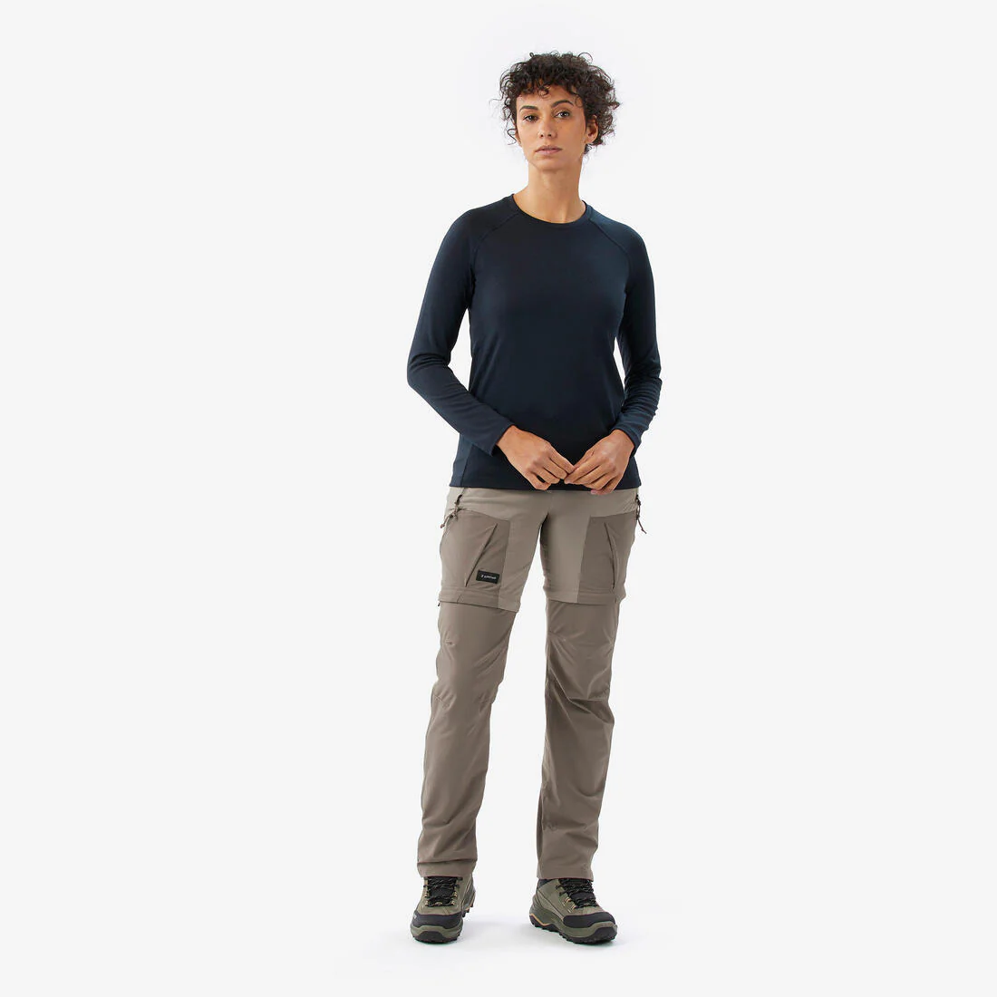 T-shirt manches longues en laine mérinos femme, Merino Resist - Image 2