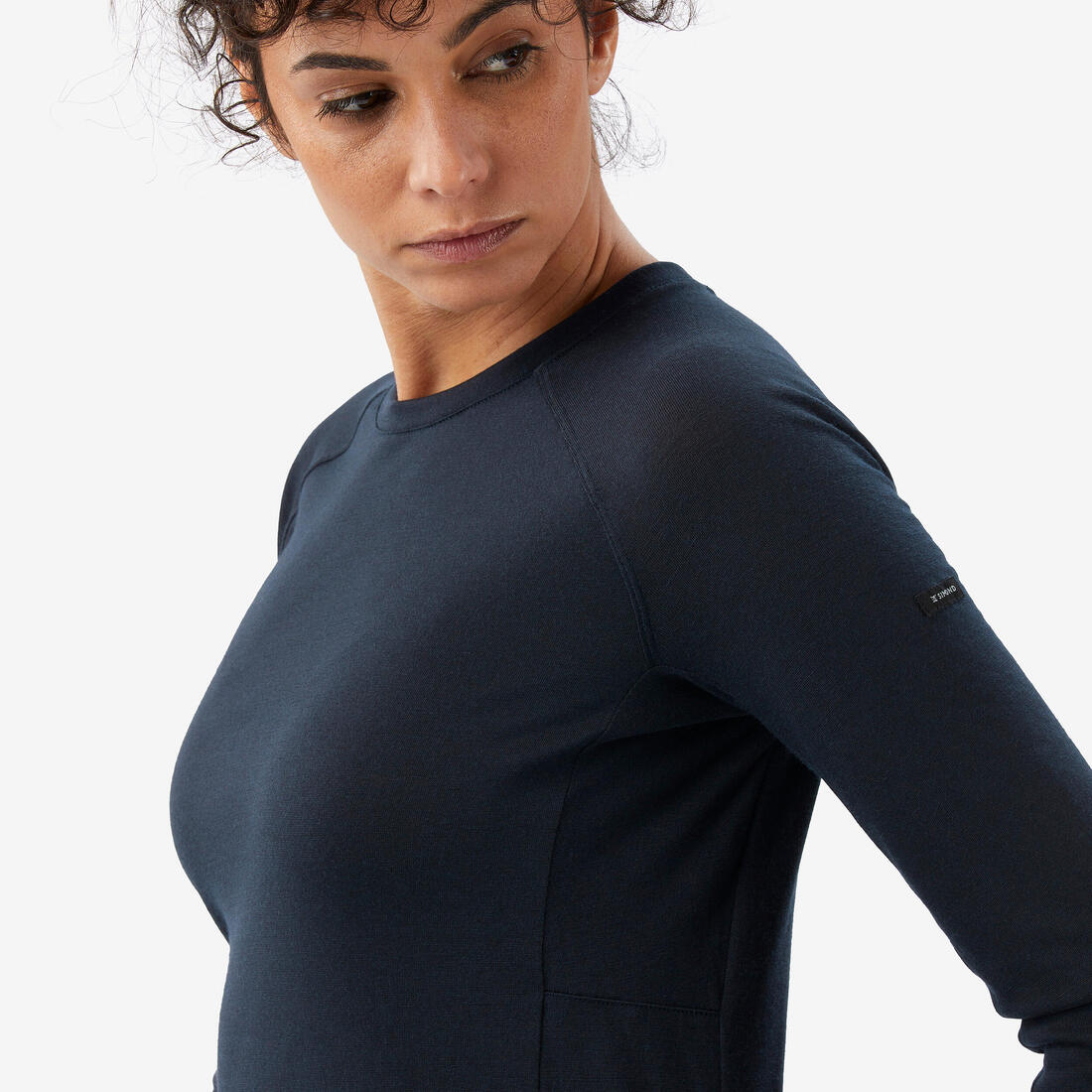 T-shirt manches longues en laine mérinos femme, Merino Resist - Image 3