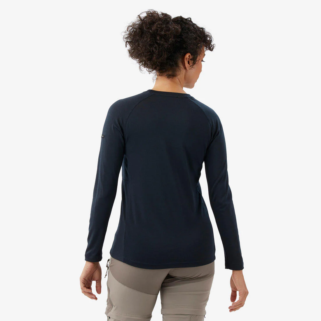 T-shirt manches longues en laine mérinos femme, Merino Resist - Image 4