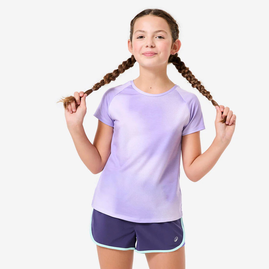 T-shirt multisport respirant fille, rose foncé - Image 2