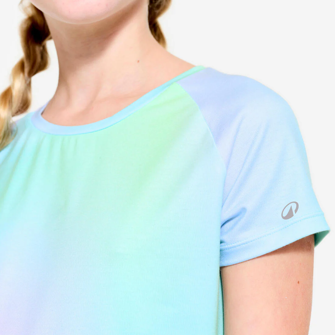 T-shirt multisport respirant fille, rose foncé - Image 5