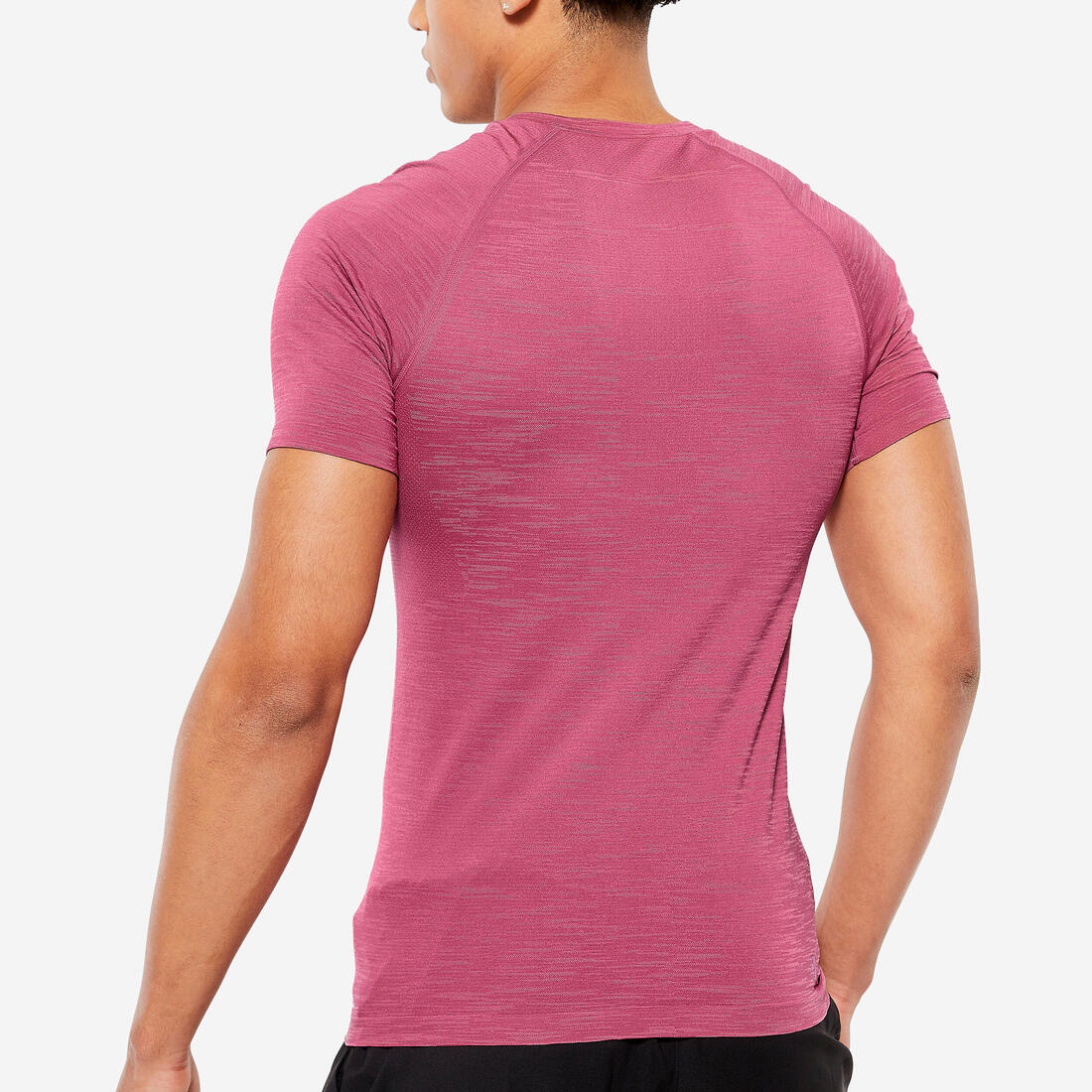 T-shirt musculation compression manches courtes respirant col rond - Image 10