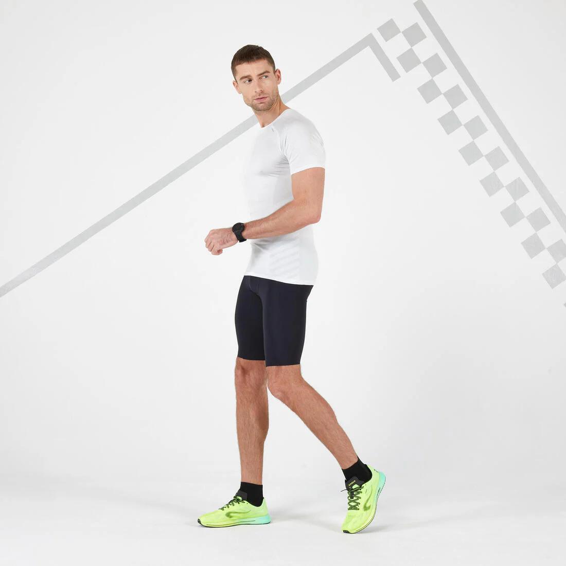 T-SHIRT RUNNING HOMME RESPIRANT KIPRUN SKINCARE ARDOISE - Image 8