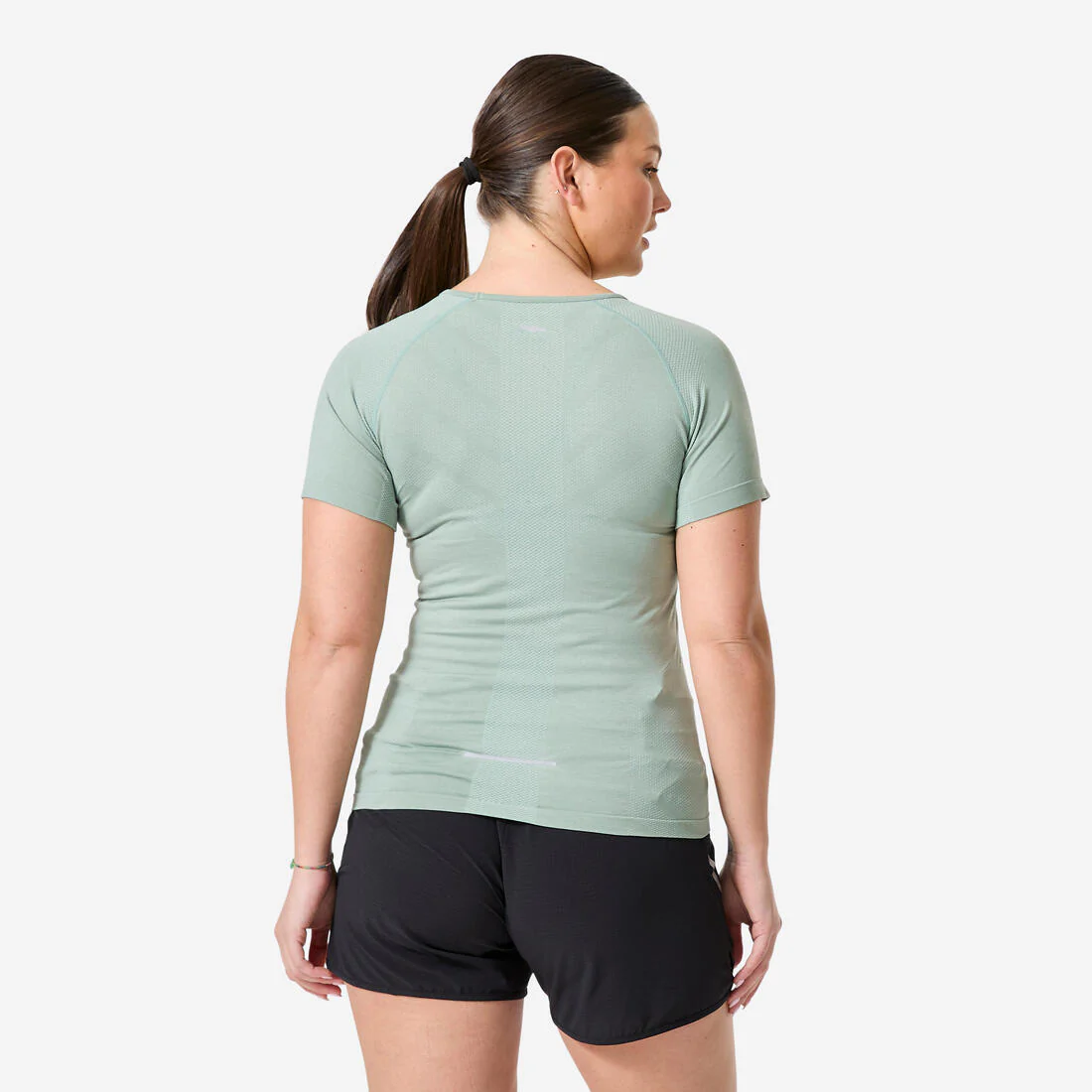 T-shirt running & trail sans couture femme - kiprun run 500 confort slim - Image 12