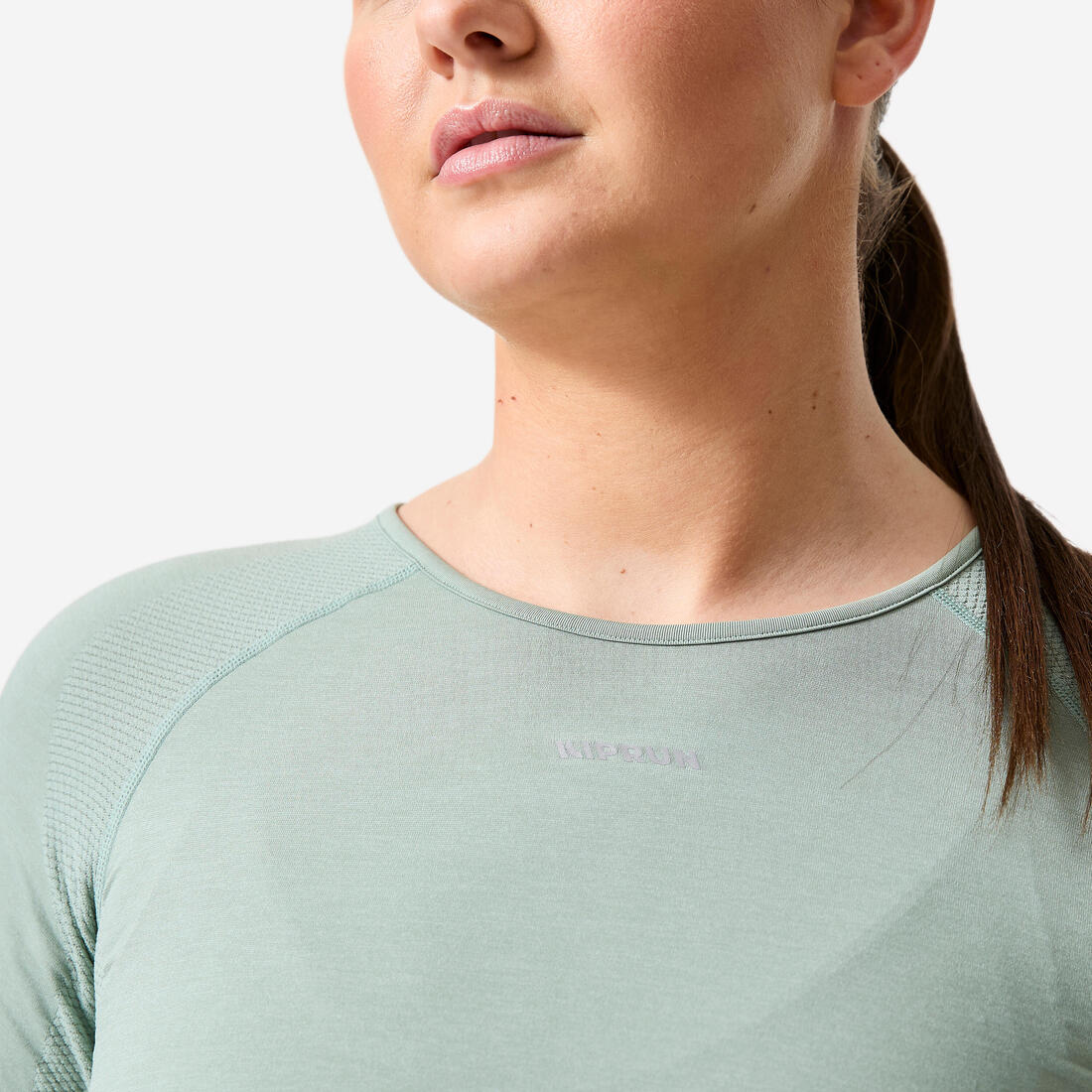 T-shirt running & trail sans couture femme - kiprun run 500 confort slim - Image 13