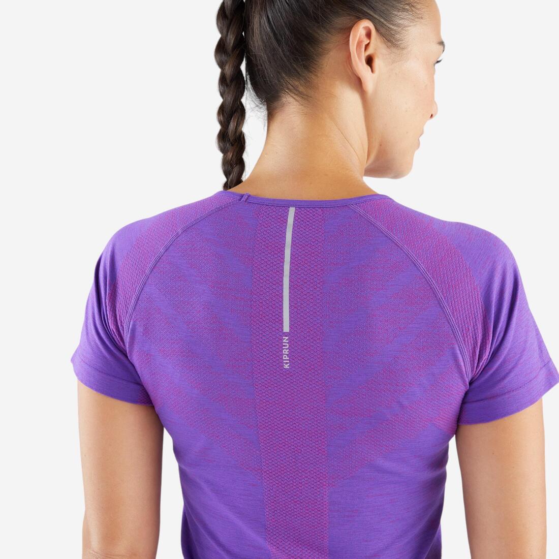 T-shirt running & trail sans couture femme - kiprun run 500 confort slim - Image 15