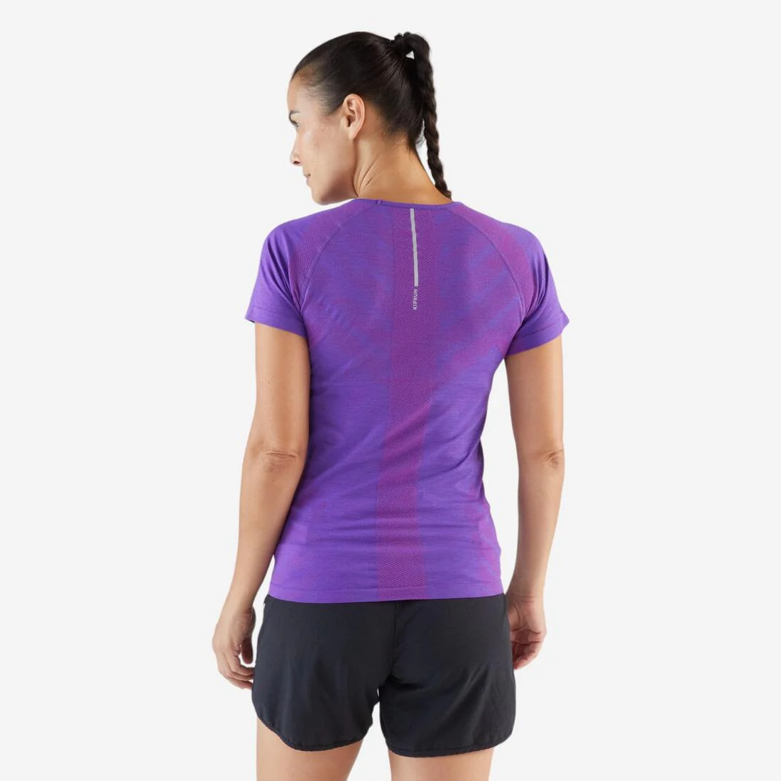 T-shirt running & trail sans couture femme - kiprun run 500 confort slim - Image 19