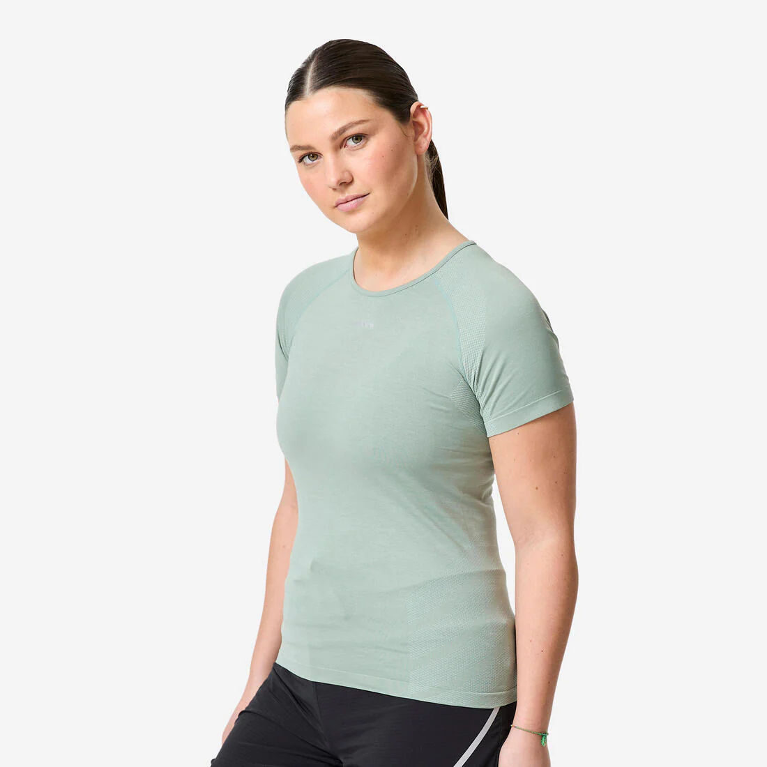 T-shirt running & trail sans couture femme - kiprun run 500 confort slim - Image 2