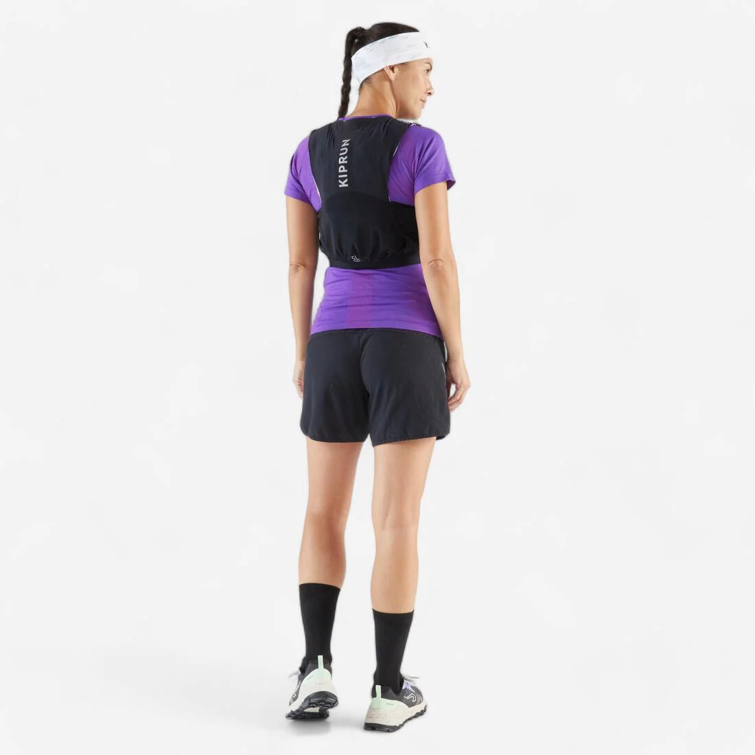 T-shirt running & trail sans couture femme - kiprun run 500 confort slim - Image 27