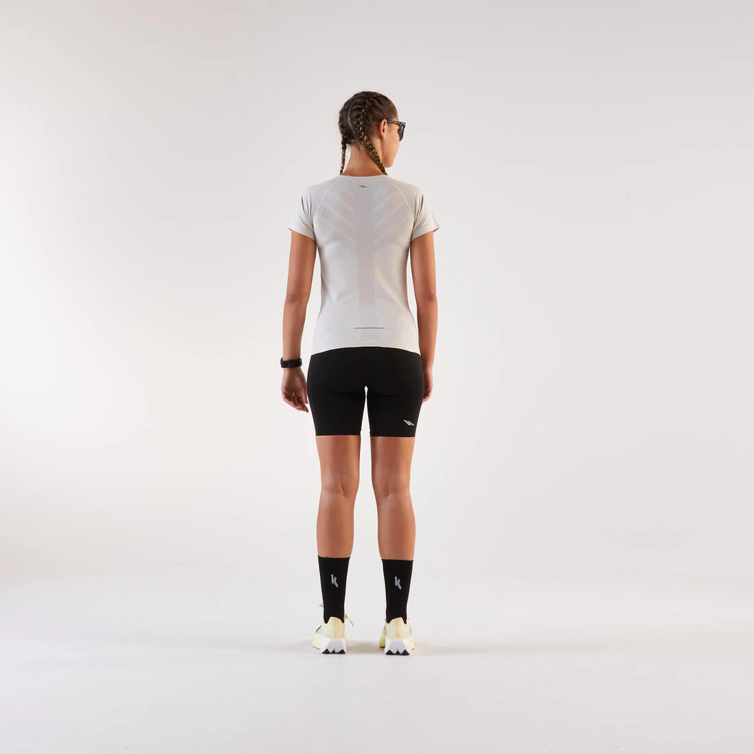 T-shirt running & trail sans couture femme - kiprun run 500 confort slim - Image 28