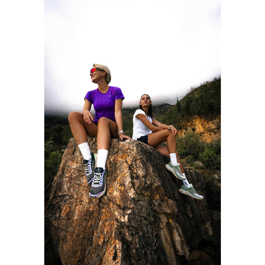 T-shirt running & trail sans couture femme - kiprun run 500 confort slim - Image 30