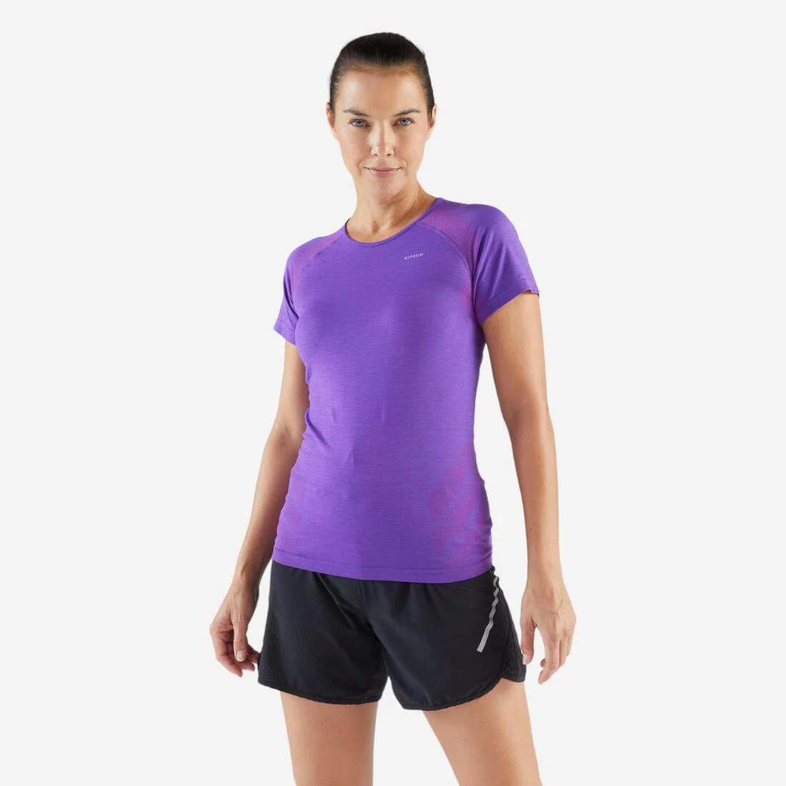 T-shirt running & trail sans couture femme - kiprun run 500 confort slim - Image 4