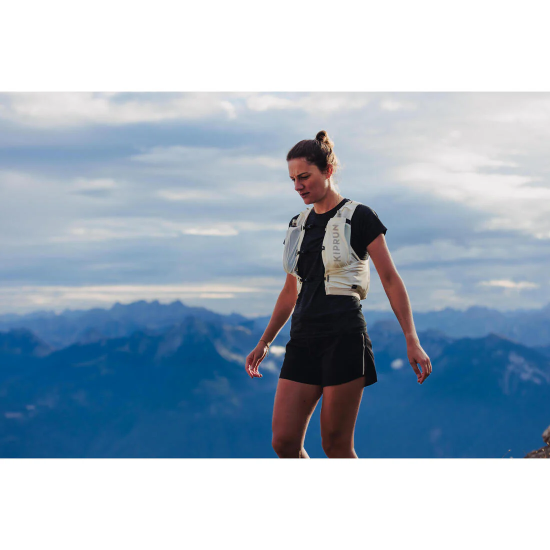 T-shirt running & trail sans couture femme - kiprun run 500 confort slim - Image 40