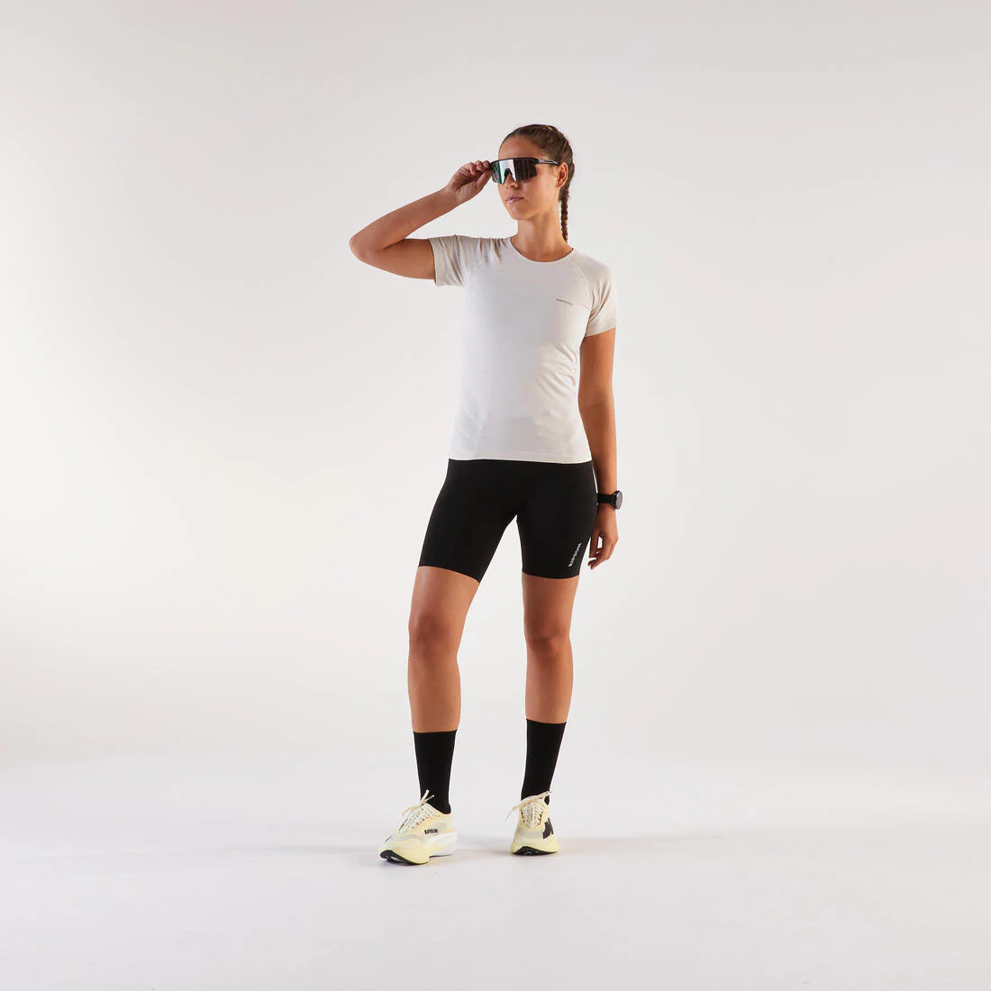 T-shirt running & trail sans couture femme - kiprun run 500 confort slim - Image 6