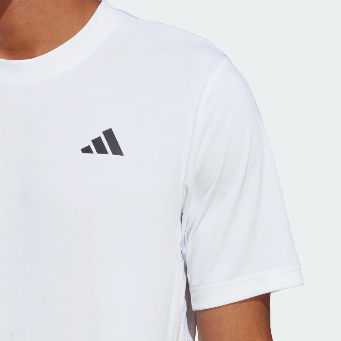 T-SHIRT TENNIS MANCHES COURTES HOMME - ADIDAS CLUB TEE BLANC - Image 3