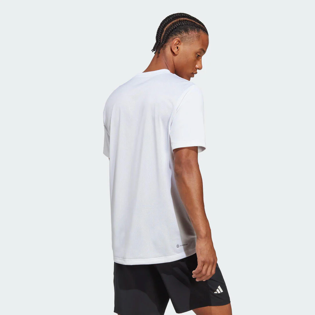 T-SHIRT TENNIS MANCHES COURTES HOMME - ADIDAS CLUB TEE BLANC - Image 4