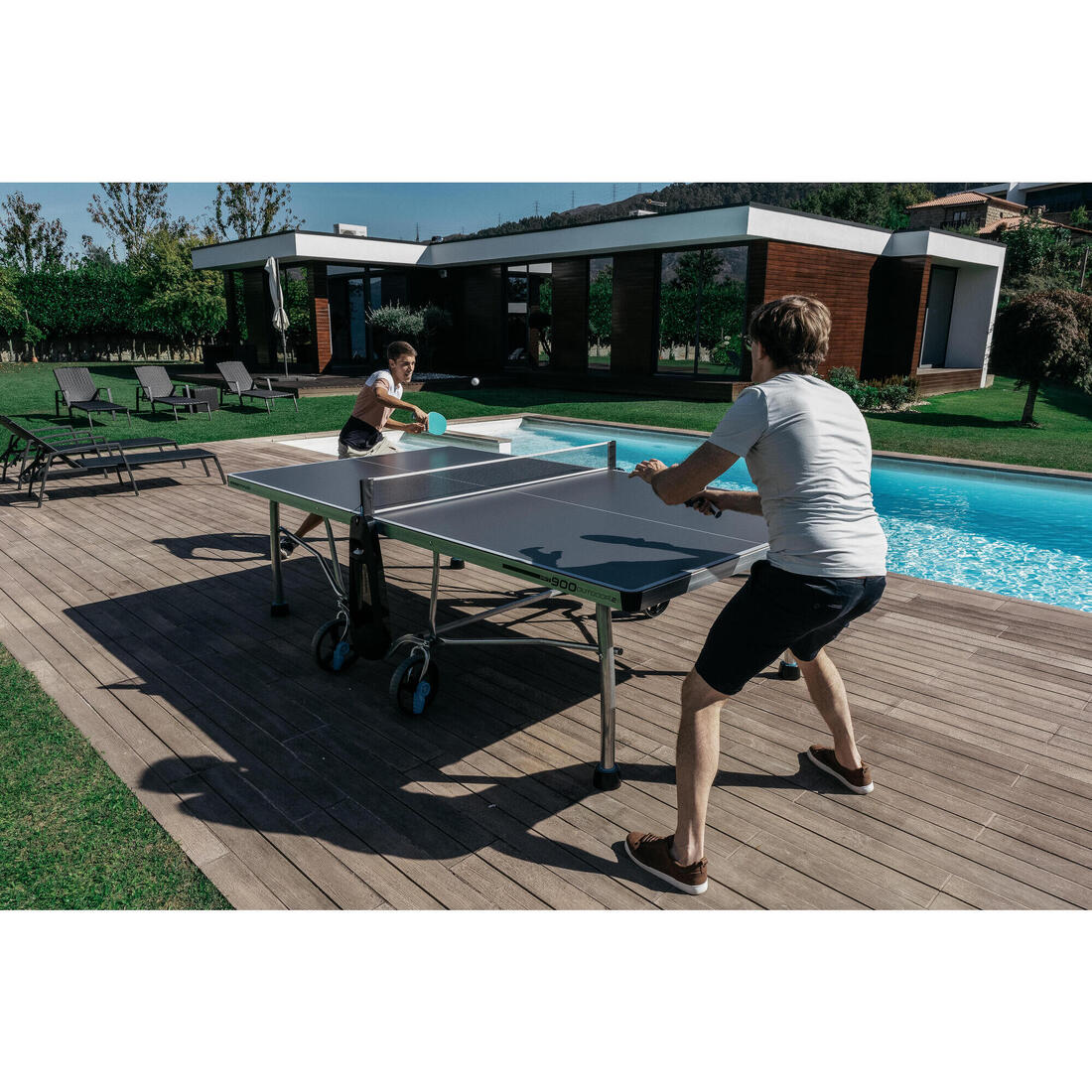 TABLE DE PING PONG EXTÉRIEURE PPT 900.2 GRISE - Image 23