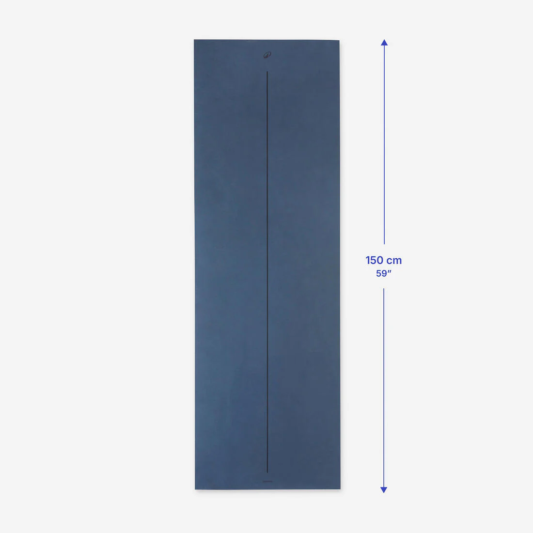 Tapis de yoga débutant adhérence et confort 5mm, bleu foncé - Image 13