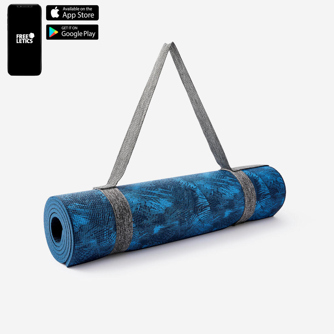 Tapis de yoga doux adhérence et confort 8 mm - Image 7