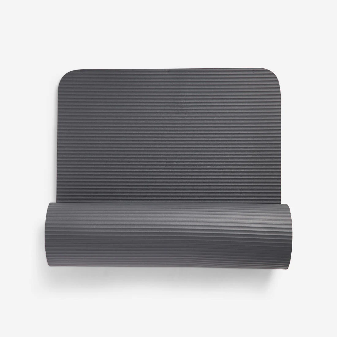 Tapis de Pilates large et ultra confort épaisseur 20 mm, noir