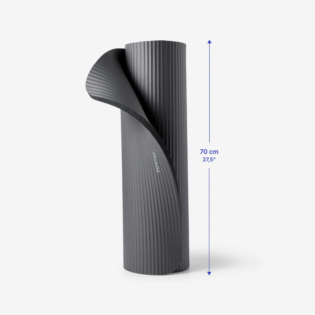 Tapis de Pilates large et ultra confort épaisseur 20 mm, noir - Image 5