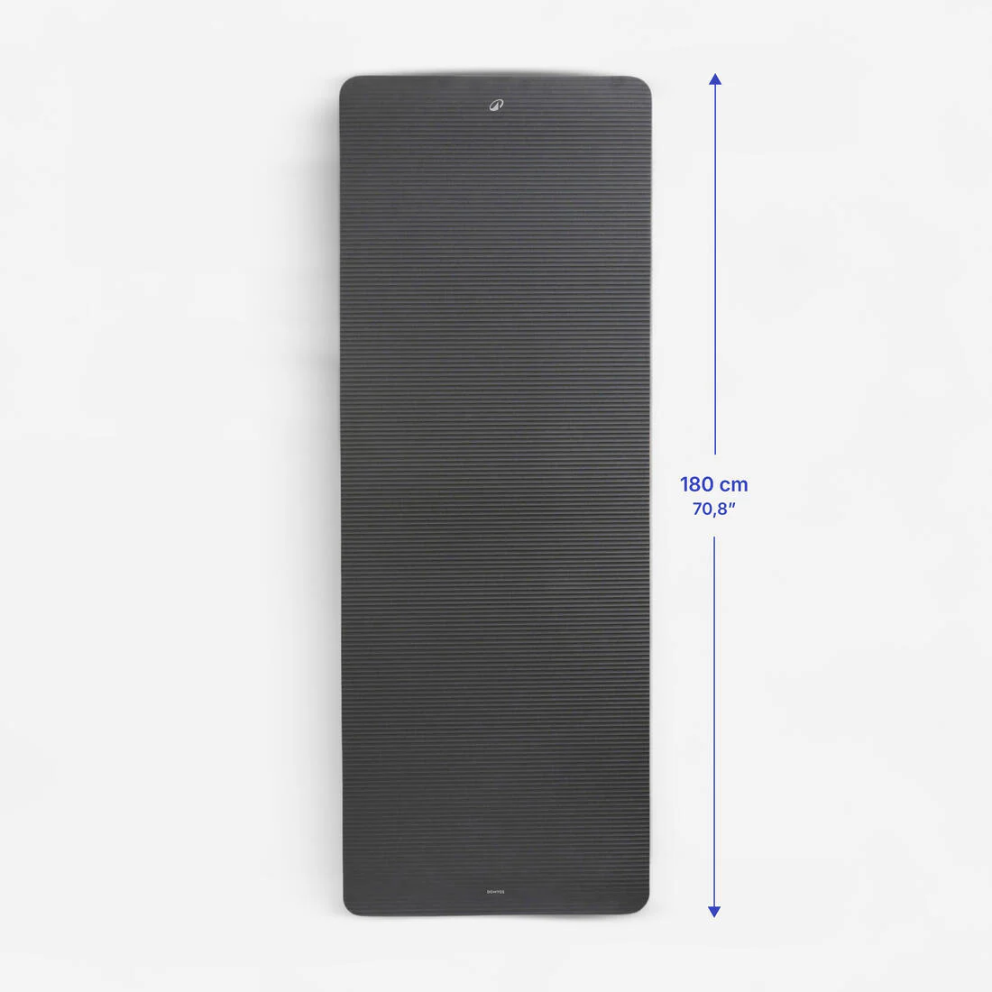 Tapis de Pilates large et ultra confort épaisseur 20 mm, noir - Image 6