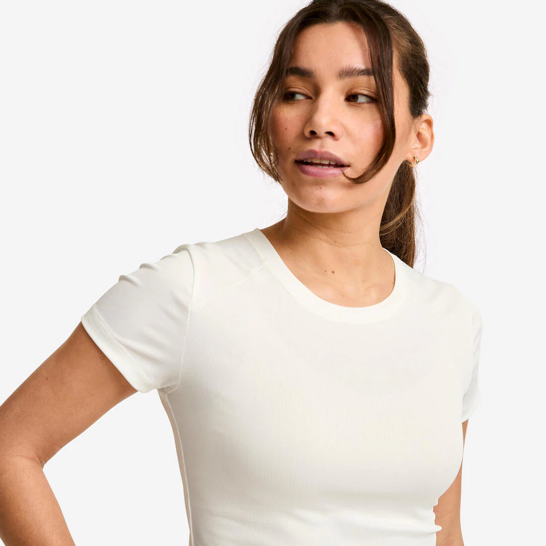 Tee-shirt côtelé femme - Image 10