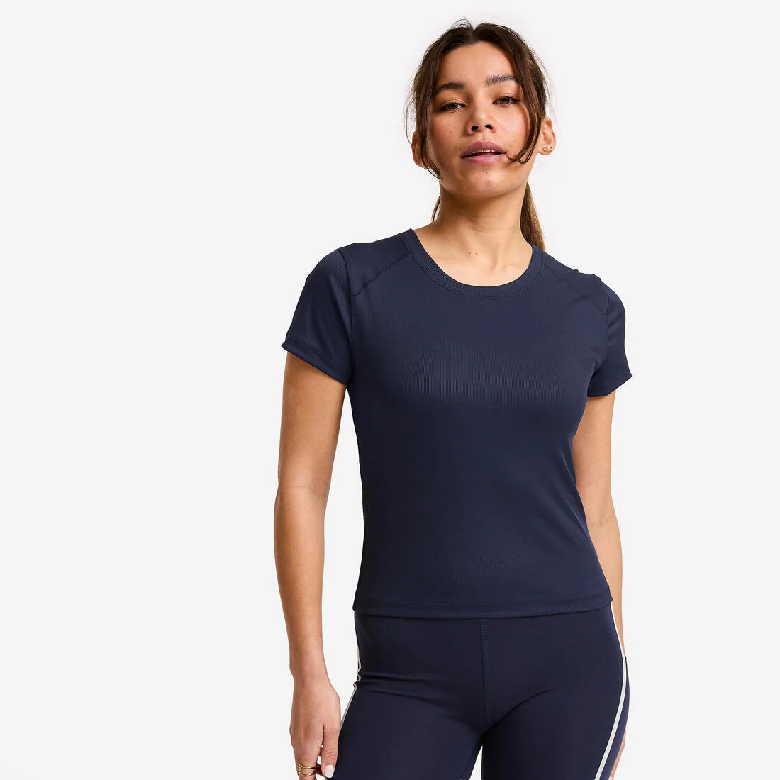 Tee-shirt côtelé femme - Image 2