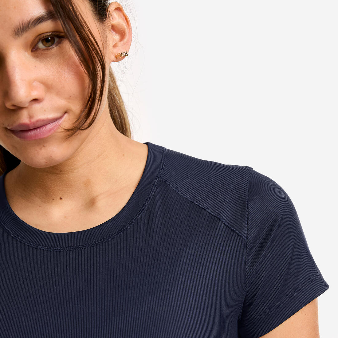 Tee-shirt côtelé femme - Image 9