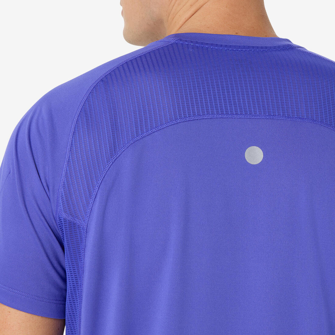 Tee-shirt de running homme, Asics Fade vert et violet - Image 5