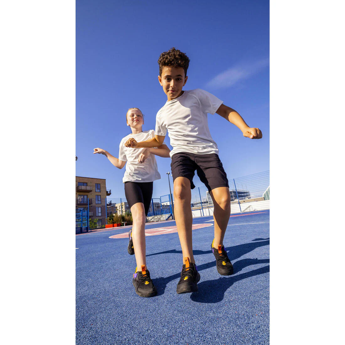 Tee-shirt enfant synthétique uni mixte - Image 15