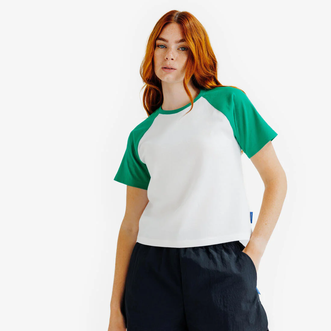 Tee-shirt femme, Heritage, blanc et