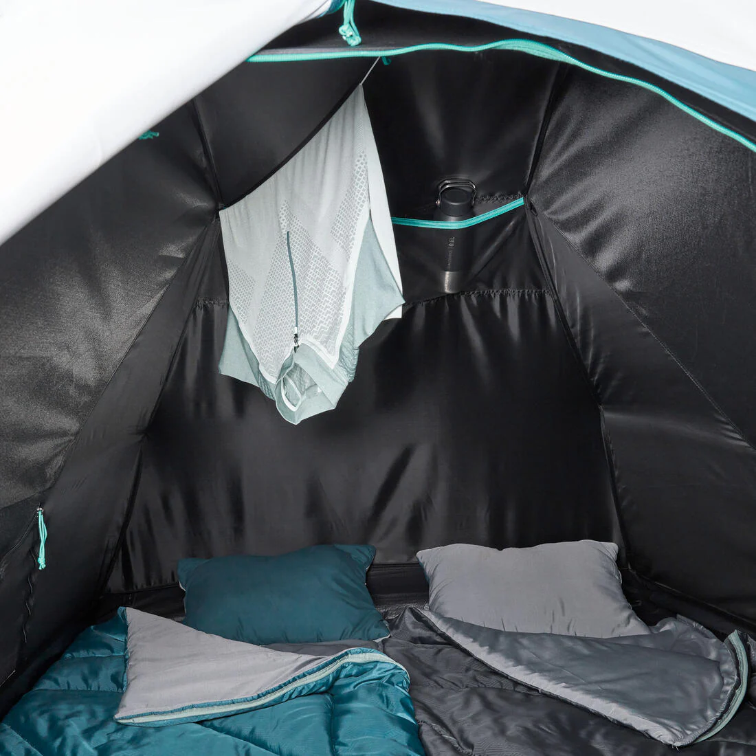 Tente de camping 2 places, MH100 Fresh & Black - Image 12